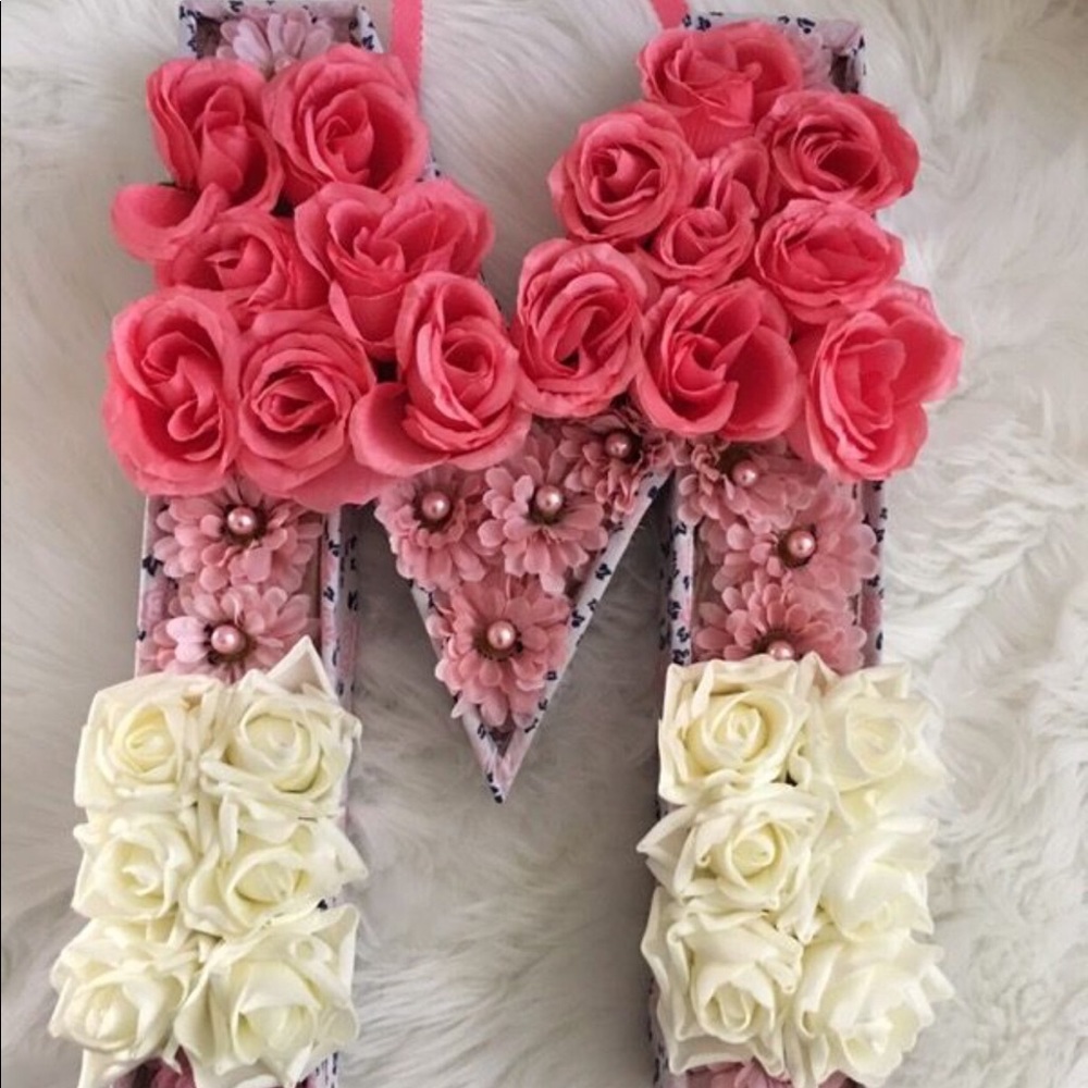 Handmade letters, 16 inch tall 🌸🌺